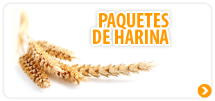 Paquetes de harina de trigo
